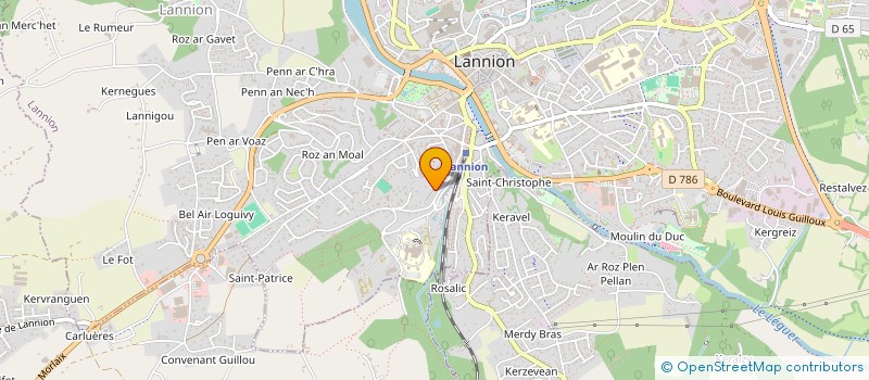 localisation de l'entreprise MONSIEUR ATHEER AL-FARTTOOSI  LANNION