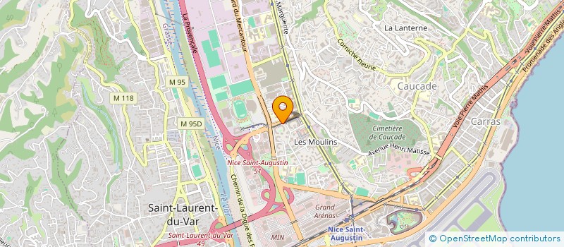 localisation de l'entreprise MONSIEUR ATHEMANE ATTATFA à NICE