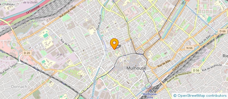 localisation de l'entreprise MONSIEUR ATHIREK MON  MULHOUSE