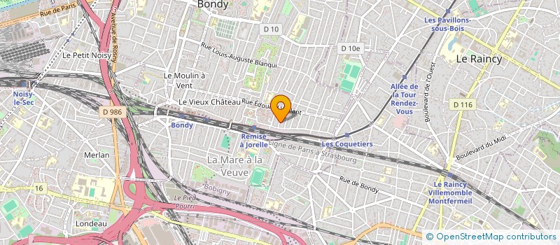 localisation de l'entreprise MONSIEUR ATHISH RASAKARAN  BONDY