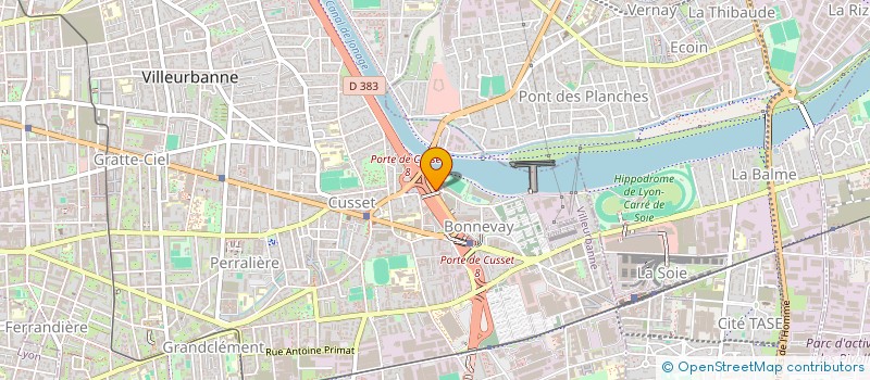 localisation de l'entreprise MONSIEUR ATHMAN HATHROUBI  VILLEURBANNE