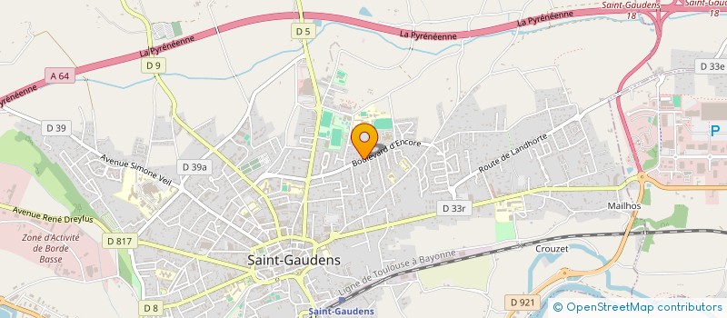 localisation de l'entreprise MONSIEUR ATHMANE BOUNEDER à SAINT-GAUDENS