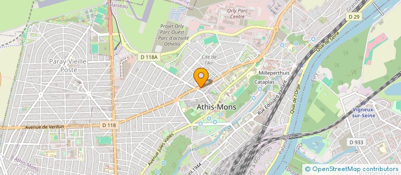 localisation de l'entreprise MONSIEUR ATIA MANSOUR à ATHIS-MONS