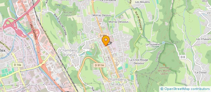 localisation de l'entreprise MONSIEUR ATIF DUVEN  CHAMBERY