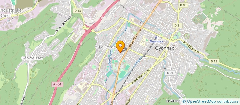 localisation de l'entreprise MONSIEUR ATIF EL MRABET à OYONNAX