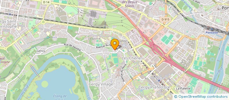 localisation de l'entreprise MONSIEUR ATIF NAWAZ  CERGY