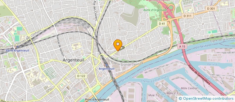 localisation de l'entreprise MONSIEUR ATIF ZAFAR  ARGENTEUIL