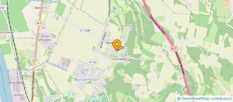 localisation de l'entreprise MONSIEUR ATILAY TOSUN  BEAUSEMBLANT