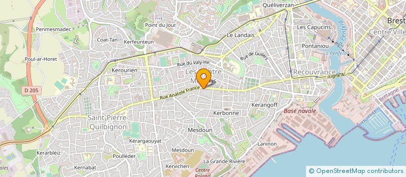 localisation de l'entreprise MONSIEUR ATILIO FRANCOIS à BREST