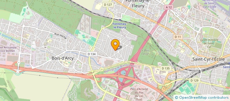 localisation de l'entreprise MONSIEUR ATILIO SA NETO  BOIS-D'ARCY