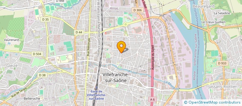 localisation de l'entreprise MONSIEUR ATILLA BOYUKKORBUZ  VILLEFRANCHE-SUR-SAONE