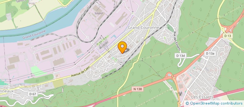 localisation de l'entreprise MONSIEUR ATILLA BOZA à GRAND-COURONNE