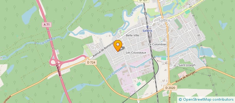 localisation de l'entreprise MONSIEUR ATILLA BULBUL  SALBRIS