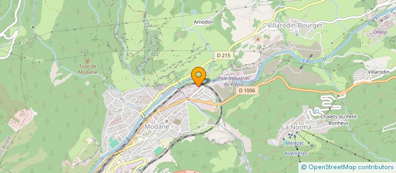 localisation de l'entreprise MONSIEUR ATILLA KAZANCI  MODANE