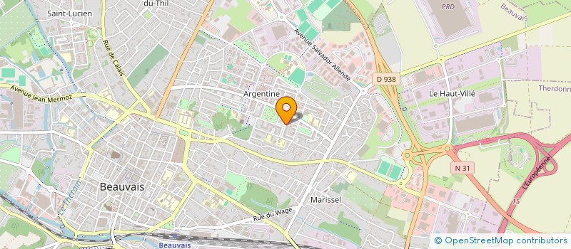 localisation de l'entreprise MONSIEUR ATIQ KHAN  BEAUVAIS