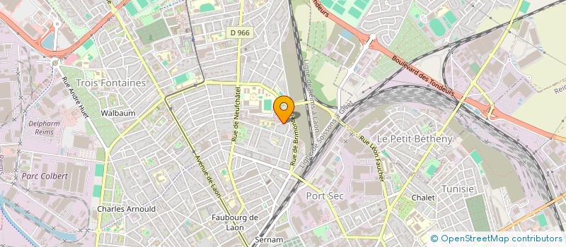 localisation de l'entreprise MONSIEUR ATIQULLAH BAHAR  REIMS