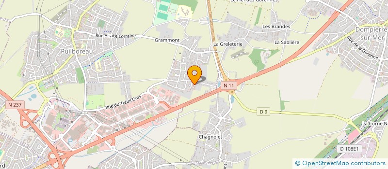 localisation de l'entreprise MONSIEUR ATIQULLAH BUNYADI  PUILBOREAU