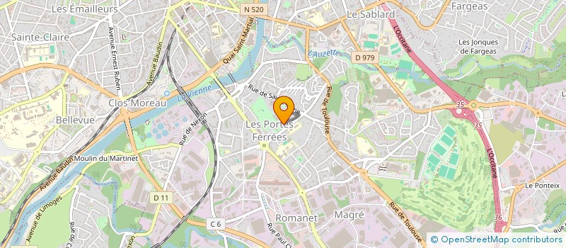 localisation de l'entreprise MONSIEUR ATIQULLAH KASHEFI à LIMOGES