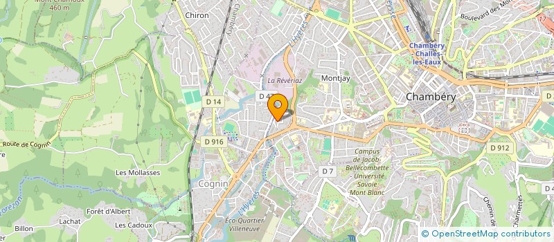 localisation de l'entreprise MONSIEUR ATIQULLAH NOORI  CHAMBERY