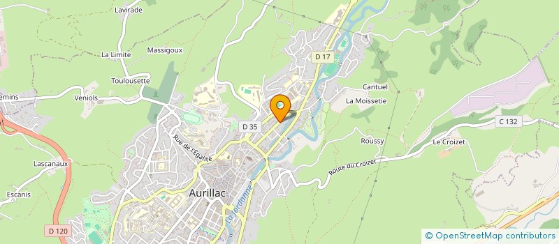 localisation de l'entreprise MONSIEUR ATIQULLAH SHERZAD à AURILLAC