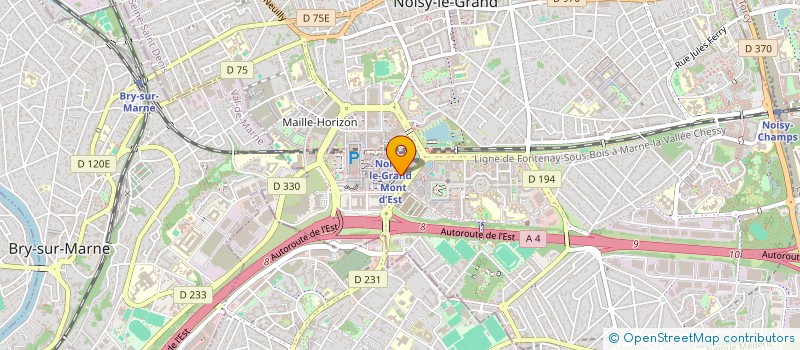 localisation de l'entreprise MONSIEUR ATLAS EZRA  NOISY-LE-GRAND