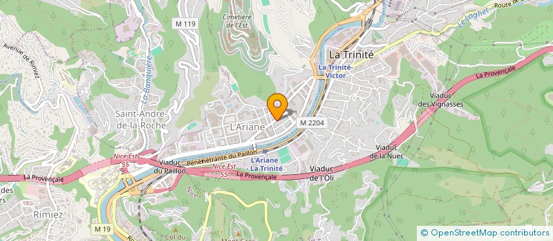 localisation de l'entreprise MONSIEUR ATLI ZOGU  NICE