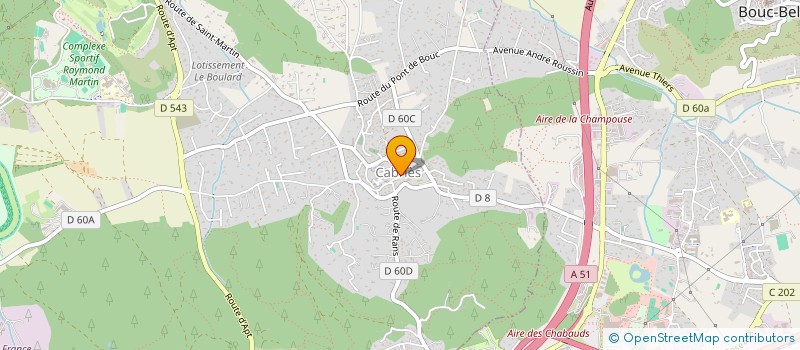 localisation de l'entreprise MONSIEUR ATMAN BOUALIA  CABRIES