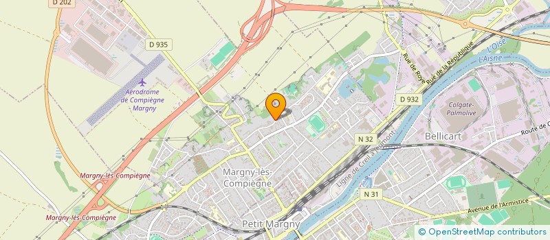 localisation de l'entreprise MONSIEUR ATMAN KENDIRA  MARGNY-LES-COMPIEGNE