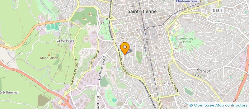 localisation de l'entreprise MONSIEUR ATMANE AMIROUCHE  SAINT-ETIENNE