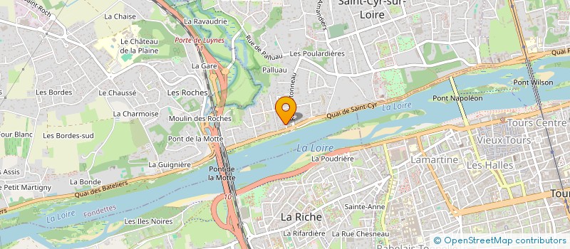 localisation de l'entreprise MONSIEUR ATMANE AOUISS  SAINT-CYR-SUR-LOIRE