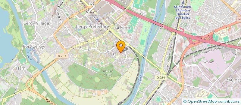 localisation de l'entreprise MONSIEUR ATMANE BEDREDDINE  SAINT-OUEN-L'AUMONE