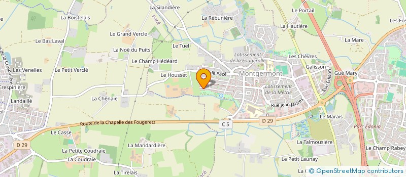 localisation de l'entreprise MONSIEUR ATMANE CHELALI  MONTGERMONT