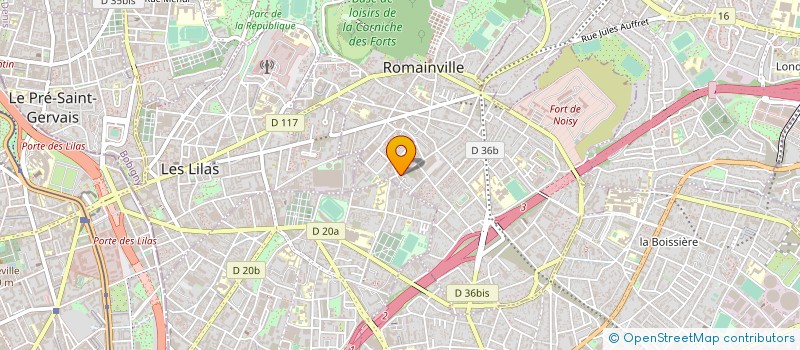 localisation de l'entreprise MONSIEUR ATMANE KACHER à ROMAINVILLE