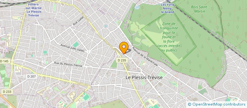 localisation de l'entreprise MONSIEUR ATMANE KERDJA à LE PLESSIS-TREVISE