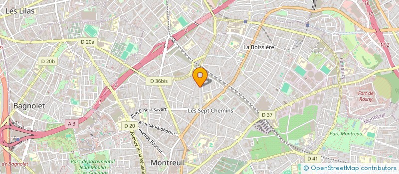 localisation de l'entreprise MONSIEUR ATMANE LARBI BACHA à MONTREUIL