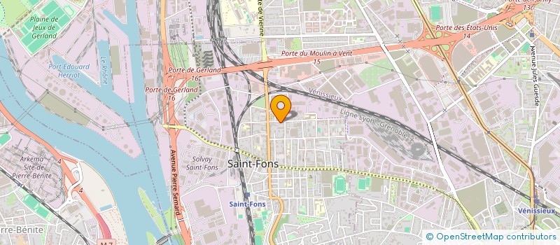 localisation de l'entreprise MONSIEUR ATMANE MANCER  SAINT-FONS