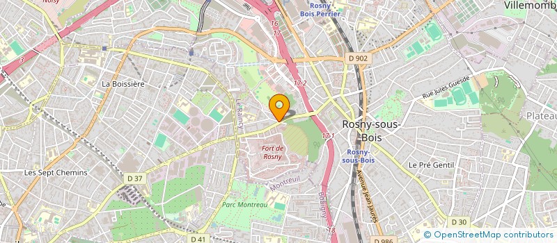 localisation de l'entreprise MONSIEUR ATMANE MESSADI  ROSNY-SOUS-BOIS