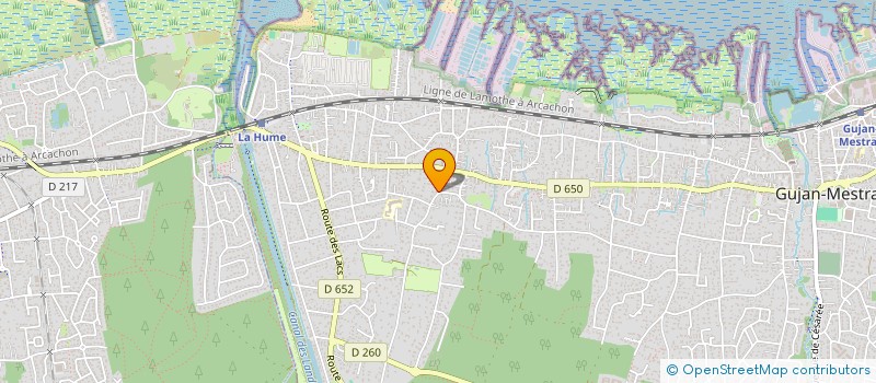 localisation de l'entreprise MONSIEUR ATSBAHH TADEESE  GUJAN-MESTRAS