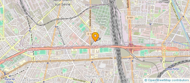 localisation de l'entreprise MONSIEUR ATSE N GUESSAN  SAINT-OUEN-SUR-SEINE