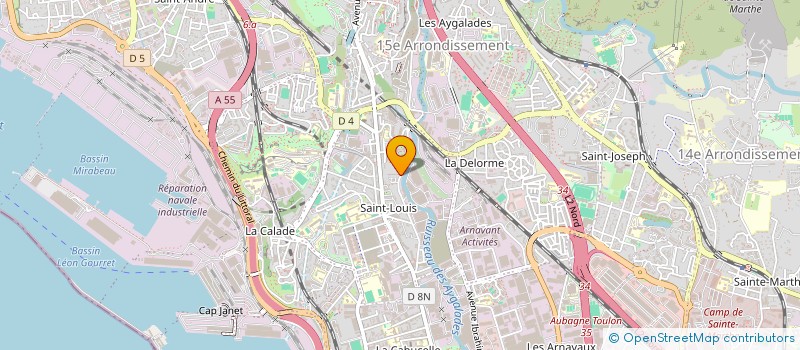 localisation de l'entreprise MONSIEUR ATTA NOORANI à MARSEILLE