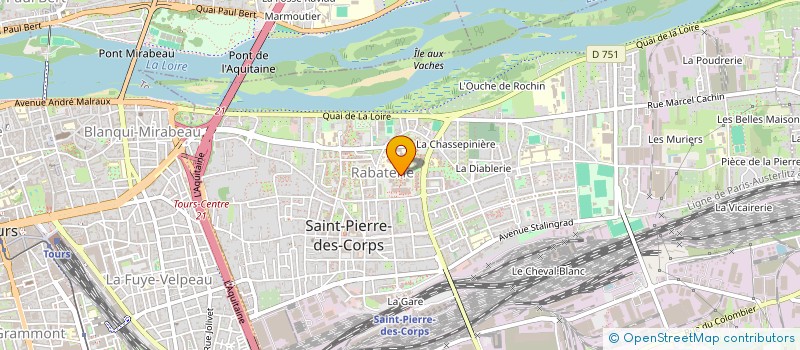 localisation de l'entreprise MONSIEUR ATTAH ESSI  SAINT-PIERRE-DES-CORPS