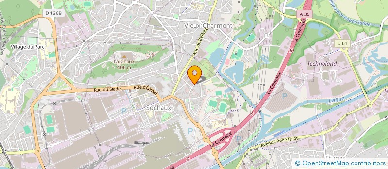 localisation de l'entreprise MONSIEUR ATTAHER AWAL  SOCHAUX