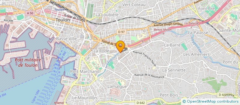 localisation de l'entreprise MONSIEUR ATTAULLAH HAYATI  TOULON