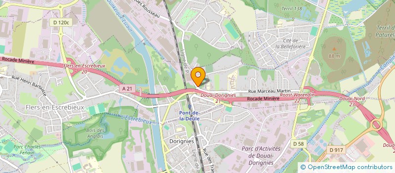 localisation de l'entreprise MONSIEUR ATTAYEB AARAB  FLERS-EN-ESCREBIEUX