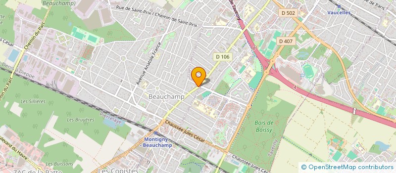 localisation de l'entreprise MONSIEUR ATTEIB ABOURADJALLAH  BEAUCHAMP