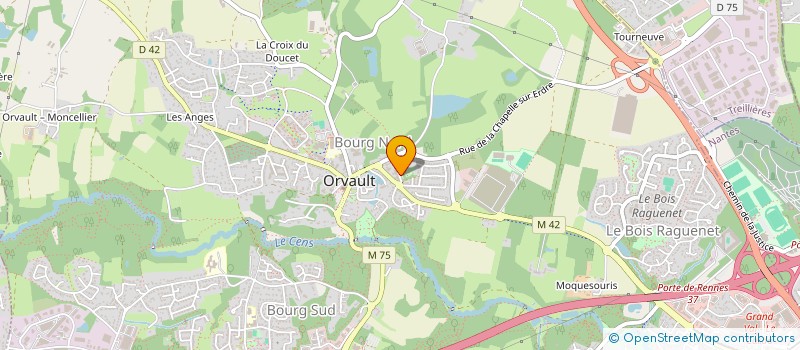 localisation de l'entreprise MONSIEUR ATTEIB YAHYA TAGABO à ORVAULT