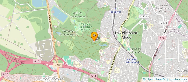 localisation de l'entreprise MONSIEUR ATTETE GBAHIE  LA CELLE-SAINT-CLOUD