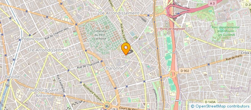 localisation de l'entreprise MONSIEUR ATTIEH ABDELKARIM  PARIS