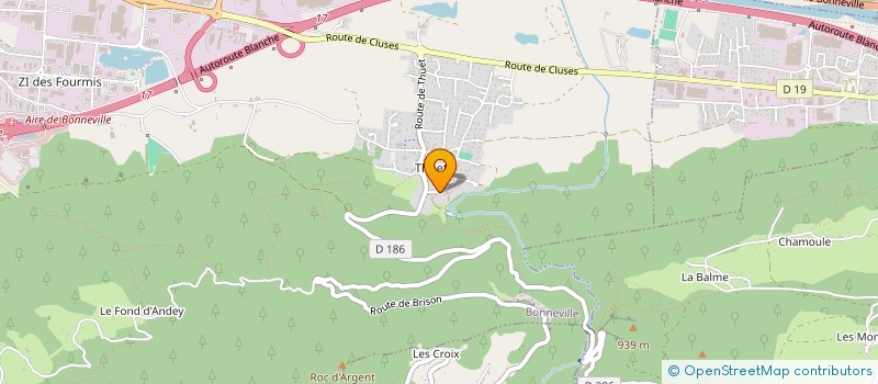 localisation de l'entreprise MONSIEUR ATTILA-HAN ATALAY  BONNEVILLE