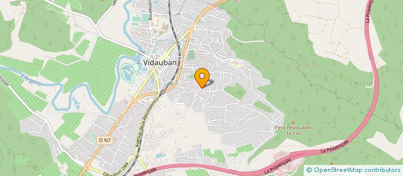 localisation de l'entreprise MONSIEUR ATTILA JONAS  VIDAUBAN